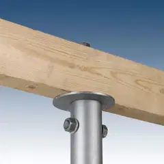 Ruuvipaalun pulttikiinnike kiinnitysväli 100mm - 3