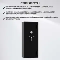 Fornorth kassakaappi 1498x610x457mm - 3