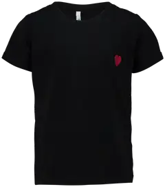 Hailys Lasten t-paita Lo44we - black/dred heart - 2