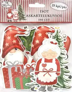 J.K. Primeco isot askartelukuviot Tonttuhahmot 25kpl - 1