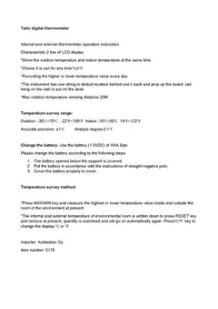 Taito digilämpömittari sisä/ulko - 4