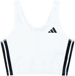 adidas naisten liivitoppi Crop 3S JF8916 - WHITE - 1