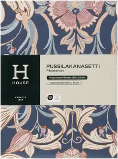 House pussilakanasetti Treasure 150x210 cm roosa/ beige/ tummansininen - 3