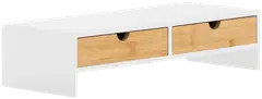 SoBuy näyttötaso valkoinen BBF02-WN - 3