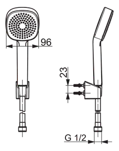 Oras Apollo Style 535 käsisuihkusetti - 2