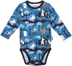Muumi vauvojen body Seikkailu 592545 - sininen - 1