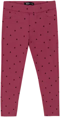 TEX lasten leggingsit perhonen I993847 - merlot - 1