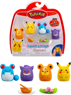 Squishalongs Pokemon 4 Pk Pikachu/gengar - 9
