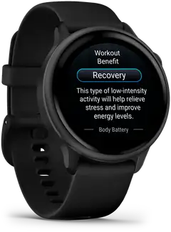 Garmin älykello Vivoactive 6 tummanharmaa ja musta hihna - 6