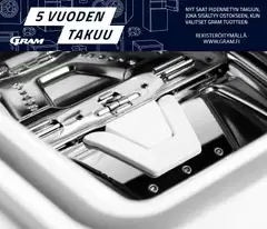 Gram päältä täytettävä pyykinpesukone WTL 20712-91 7kg valkoinen - 4