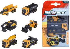 Majorette Volvo työmaa-ajoneuvot, 3 kpl/pkt, 7,5 cm, lajitelma - 1