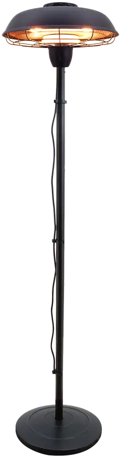 HORTUS Terassilämmitin 900/2100W lattiamalli, HA, musta - 2