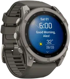 Garmin Fenix 9 51 mm titaani- ja kivenharmaa urheilukello - 6