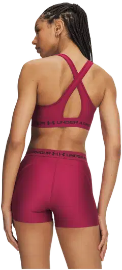 Under Armour naisten treeniliivit Crossback Mid Bra 1361034 - Claret - 2