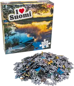 Tactic Palapeli I love Suomi One of the Thousand Lakes 500 palaa - 2