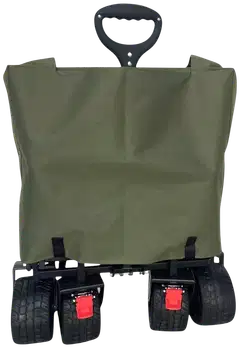 Fornorth puutarhakärry 115x61x105cm 100kg, oliivi - 6