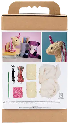 Amigurumi Askartelusetti, Yksisarvinen, 1pkk/ 1 pkt - 2