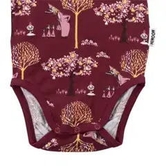 Muumi vauvojen body Vilijonkka 593261 - burgundi - 3