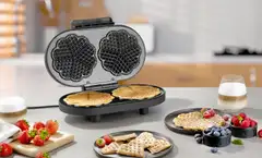 Severin tupla vohvelirauta WA2118 - 10