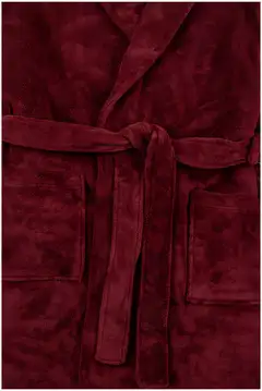 House miesten kylpytakki 192H382494 - DARK WINE RED - 3