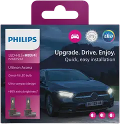 Philips polttimo Ultinon Access LED HB3/4, 2 kpl - 2