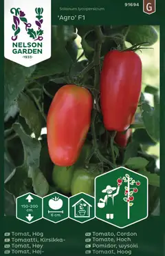 Nelson Garden tomaatti, Agro F1 - 1