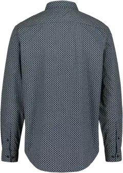 House miesten kuosillinen kauluspaita 194H032611, PatternLab - Dark navy base color - 2