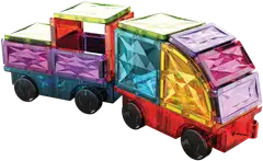 Geomag Magnetic Tiles Gems vehicles -rakennussetti - 3