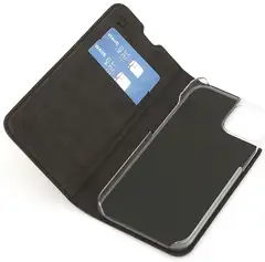 Wave Book Case, Apple iPhone 13, Musta - 4