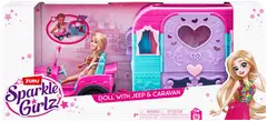 Lifestyle 10.5" Doll With Jeep & Caravan - 1