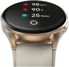 Hama Smart Watch 8900 älykello, GPS, AMOLED 1.32", IP68, kulta/beige - 5