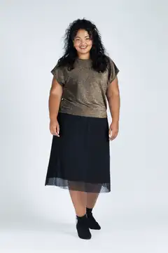 House naisten juhlatoppi 213HP40551, D-mitoitus - Bronze - 3