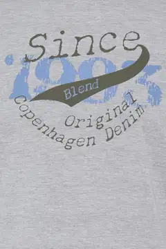 Blend miesten t-paita logo BHKalmar - Melange grey - 3