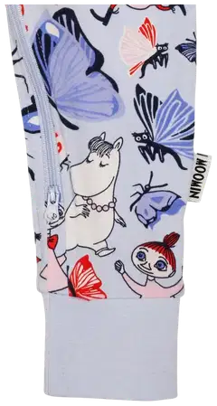 Muumi vauvojen pyjama Perhospuisto 591633 - Vaaleansininen - 3