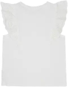 TEX naisten trkoopusero frillahihoilla I978893 - Off white - 2