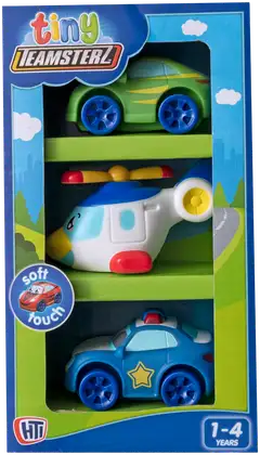 Tiny Teamsterz lelu kolme pikkuautoa - 3