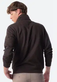 TEX miesten collegepaita 1/2-zip I287407 - BROWN - 3