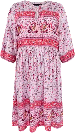 House naisten mekko 218HP16602, D-mitoitus - pink - 1