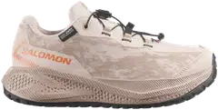 Salomon Aero gravel waterproof junior, vedenpitävä juoksukenkä - Tapioca/White Pepper/Nectarine - 1