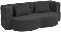 SoBuy sohvasänky musta FST101-SCH - 1
