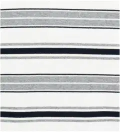 House miesten lyhythihainen neulepaita 195H152606 - Blue-grey-white striped - 3