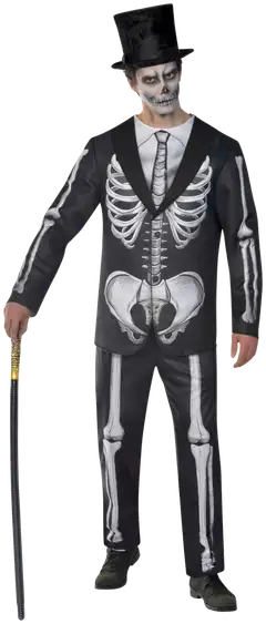 House aikuisten halloween-rooliasu luuranko L - 1