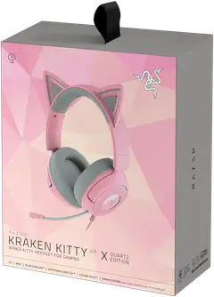 Razer kuulokkeet Kraken Kitty V3 X pinkki - 7