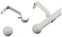 Ihanin verhotanko Elise mattavalkoinen 16/19mm 120-210cm - 2