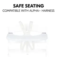 Hauck tarjotin syöttötuoliin Alpha Click Tray valkoinen - 12