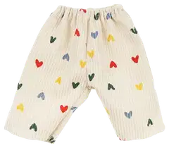 Nuken sydänkuvioinen asustesetti, 35-45 cm nukelle - 2