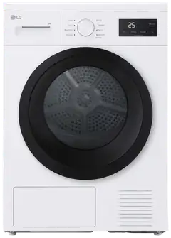 LG kuivausrumpu RHA1008NWK, 8kg, valkoinen - 1