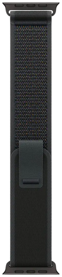 Apple Watch Ultra 2 GPS + Cellular 49mm mustatitaani kotelo, Black Trail Loop ranneke - M/L - MX4V3KS/A - 3