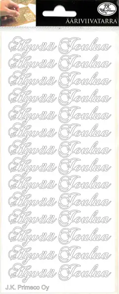 J.K. Primeco Ääriviivatarra Joulu - 7