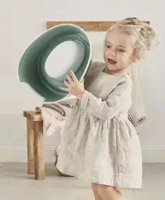 BabyBjörn smart potta - syvä vihreä/valkoinen - 4